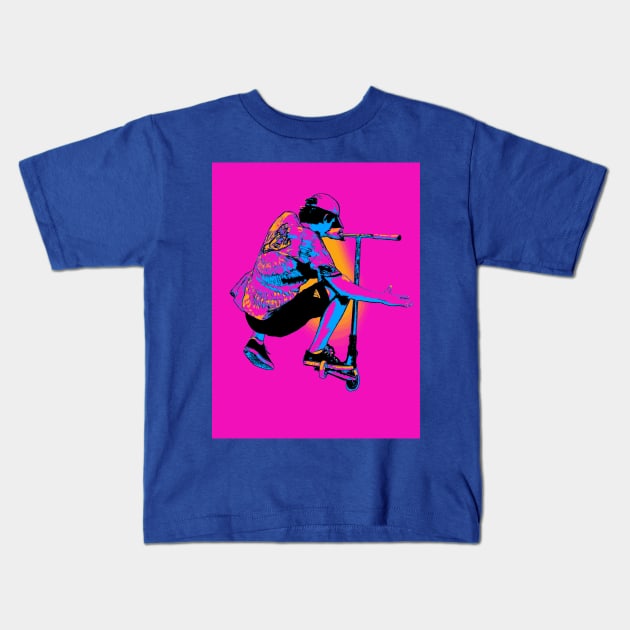 Scooter Pro - Stunt Scooter Rider Kids T-Shirt by Highseller